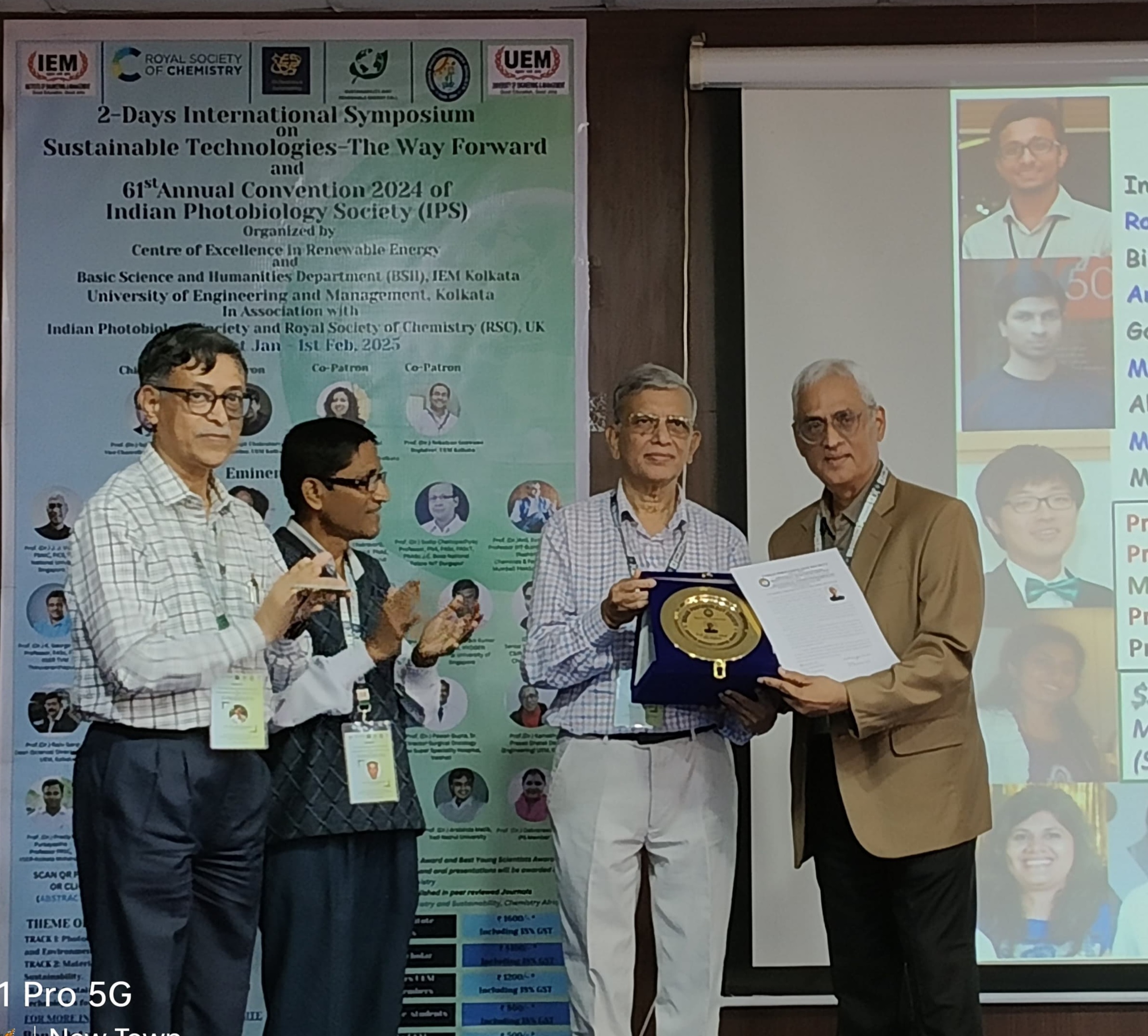 Recognition by the Indian Photobiology Society